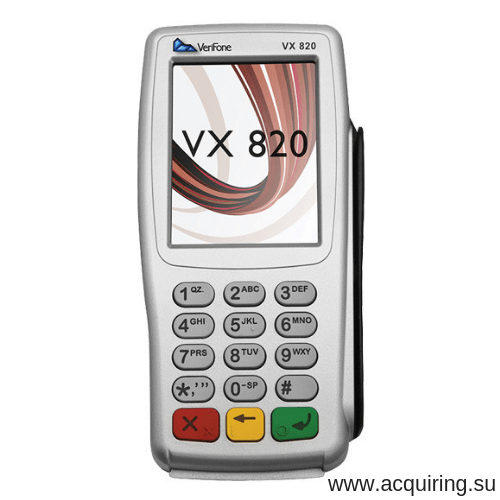Банковский платежный терминал - пин пад Verifone VX820 под проект Прими Карту в Уфе